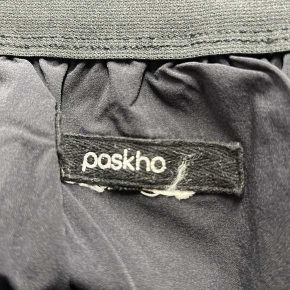 Paskho Black Pullon Drawstring Cropped Pant Size XXL - Picture 6 of 8